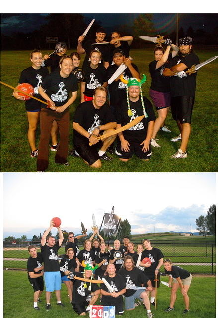 Both Summer 2010 Kickball Teams