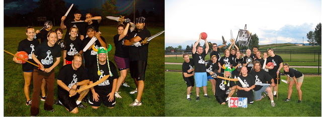 Both Summer 2010 Kickball Teams