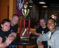 Christina, Arty, Jesse, & John with the Golden Wrench trophy.