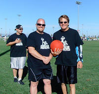 Arty & Guy at Make A Wish Kickball Tournament 9/25/2010